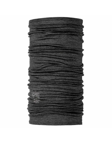 Schlauchtuch Buff Merino Wool Grau Schwarzweiß