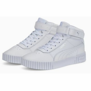 Kvinde Casual Sneakers Puma CARINA 2.0 MID 385851 02 Hvid