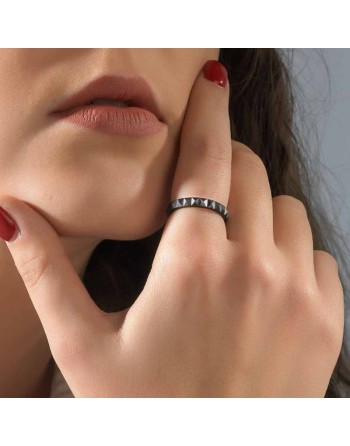 Men's Ring AN Jewels AR.R1NS06BK-7 7