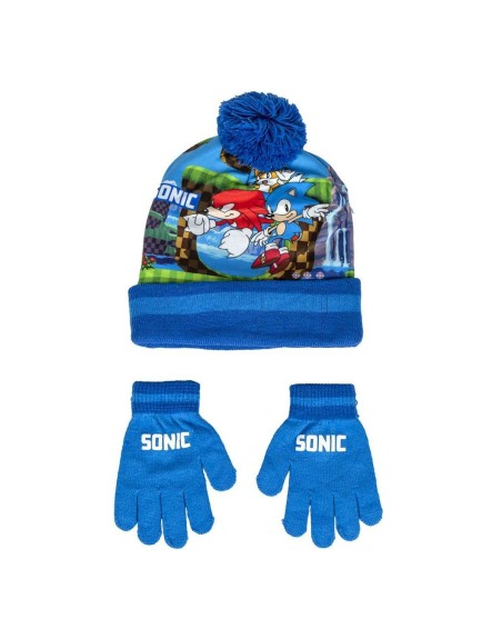 Hat & Gloves Sonic Blue