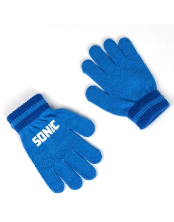 Hat & Gloves Sonic Blue