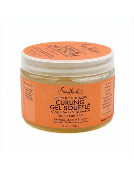 Fixiergel Shea Moisture Coconut & Hibiscus Curl Lockiges Haar (340 g)