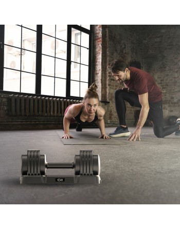 Dumbbells KSIX Q235 Black 11 Kg