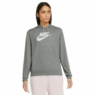 Sudadera con Capucha Mujer Nike Gris
