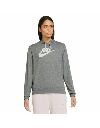 Sudadera con Capucha Mujer Nike Gris