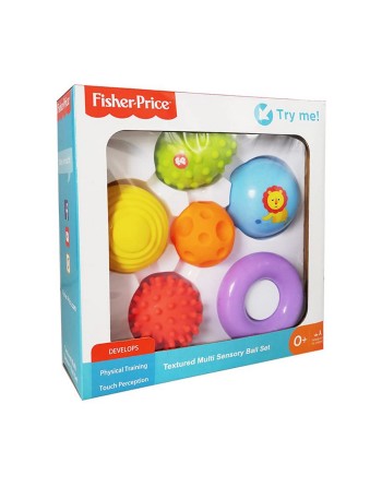 Jouet pour bébé Fisher Price 6 Pièces Multicouleur