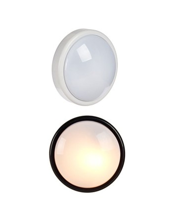 Natlys Hvid Sort polypropylen (24 enheder)