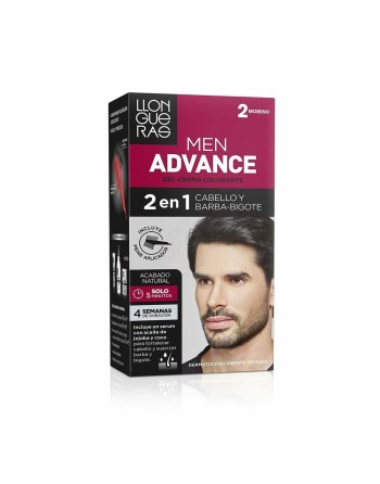Crema Colorante Llongueras Men Advance 02 - Nero Semipermanente 1 Unità