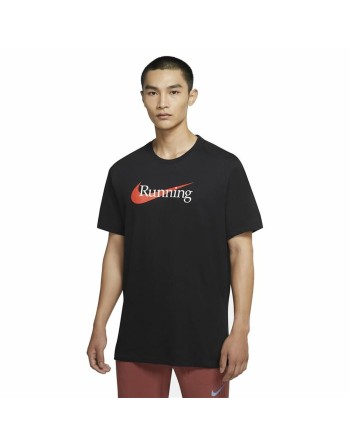 Maglia a Maniche Corte Uomo Nike HBR CW0945 010 Nero Uomo S