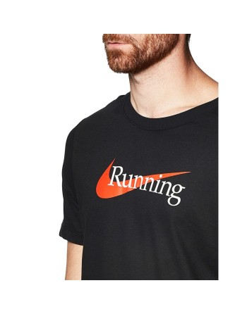 Herren Kurzarm-T-Shirt Nike HBR CW0945 010 Schwarz Herren S