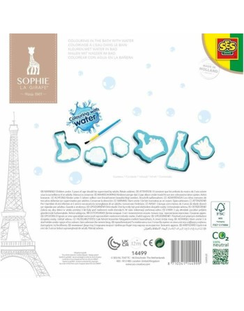 Jouets Pour le Bain SES Creative Sophie La Girafe Coloriage à l'eau