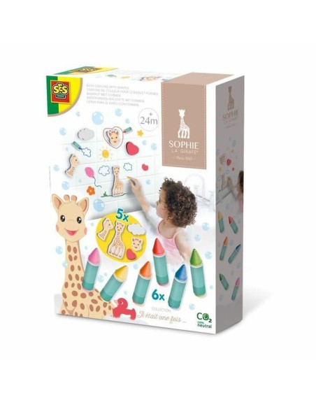 Crayons gras de couleur SES Creative Sophie La Girafe Bain et douche