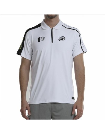 Men’s Short Sleeve Polo Shirt Bullpadel Liceo Padel White