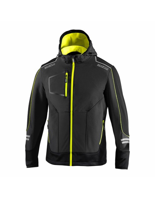 Chaqueta Deportiva para Hombre Sparco Tech Ndis Negro