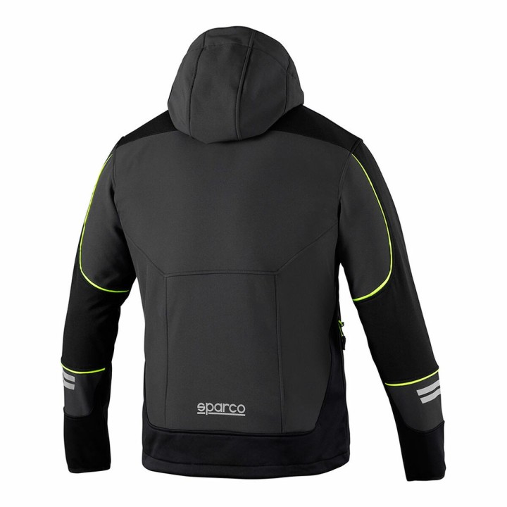 Sport Jakke til Mænd Sparco Tech Ndis Sort