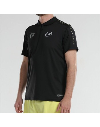 Polo a Maniche Corte Uomo Bullpadel Liceo Padel Nero