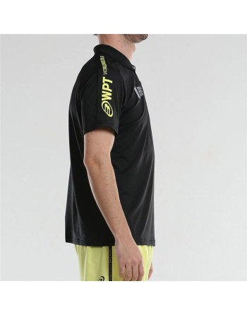 Polo a Maniche Corte Uomo Bullpadel Liceo Padel Nero