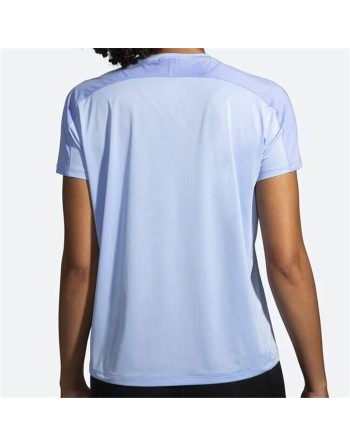 Camiseta de Manga Corta Mujer Brooks Sprint Free Aguamarina Mujer