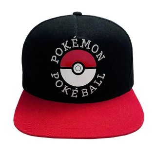 Unisex hat Pokémon Trainer 58 cm Sort Rød Onesize