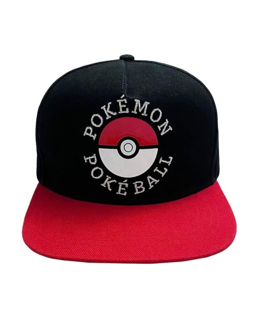 Unisex hat Pokémon Trainer 58 cm Sort Rød Onesize