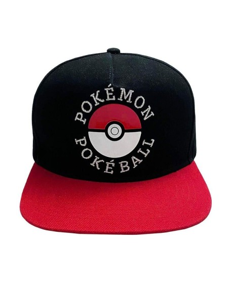 Unisex hat Pokémon Trainer 58 cm Sort Rød Onesize