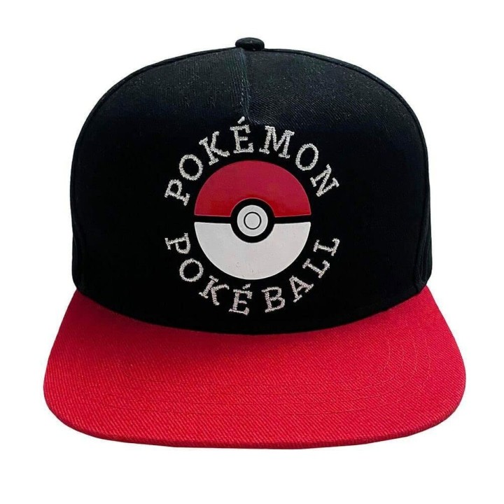 Unisex hat Pokémon Trainer 58 cm Sort Rød Onesize