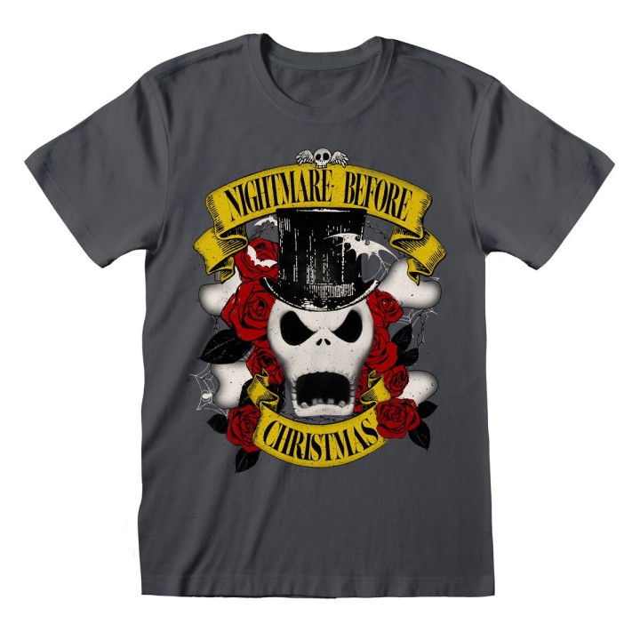 Kortærmet T-shirt The Nightmare Before Christmas Top Hat Jack Grafit Unisex
