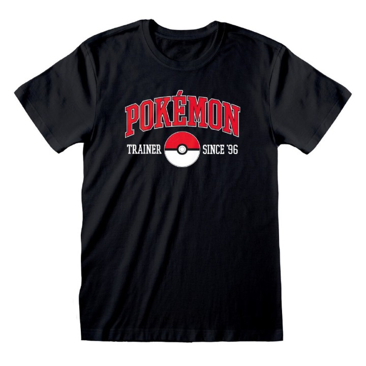 Kortærmet T-shirt Pokémon Since 96 Sort Unisex