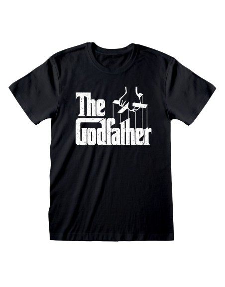 Maglia a Maniche Corte The Godfather Logo Nero Unisex