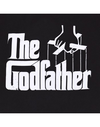Maglia a Maniche Corte The Godfather Logo Nero Unisex