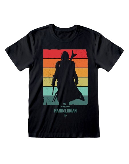 Short Sleeve T-Shirt The Mandalorian Spectrum Black Unisex