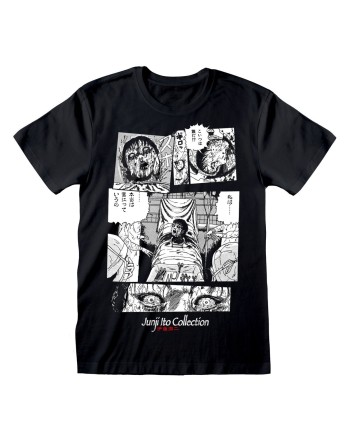 Maglia a Maniche Corte Junji Ito Surgery Nero Unisex