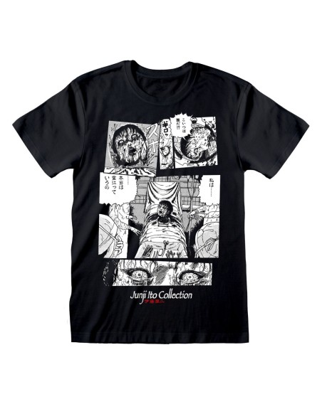Kurzarm-T-Shirt Junji Ito Surgery Schwarz Unisex
