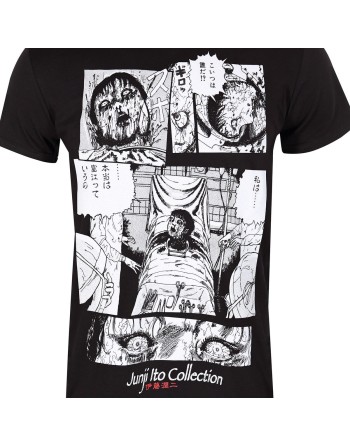 Kurzarm-T-Shirt Junji Ito Surgery Schwarz Unisex