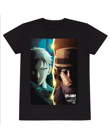 Short Sleeve T-Shirt Spy X Family Spitscreen Black Unisex