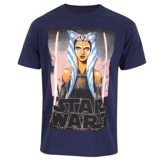 Kortærmet T-shirt Star Wars White Blades Blå Unisex