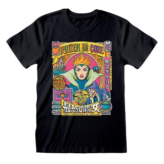 Kortærmet T-shirt Disney Rotten to the Core Sort Unisex