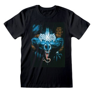 Kortærmet T-shirt Marvel Wall Lurker Sort Unisex