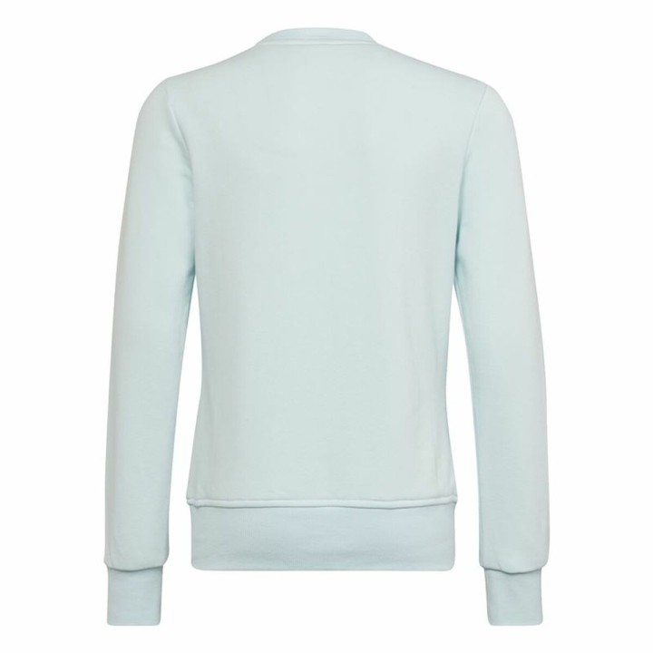 Sweatshirt uden hætte til piger Adidas Essentials Lyseblå