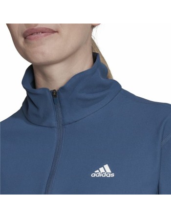 Women's long sleeve T-shirt Adidas Own the Run 1/2 Zip Indigo