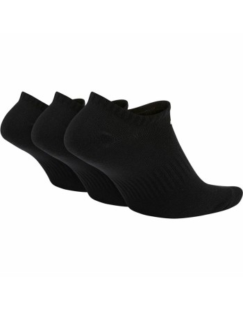 Calzini alla Caviglia Nike Everyday Lightweight 3 paia Nero