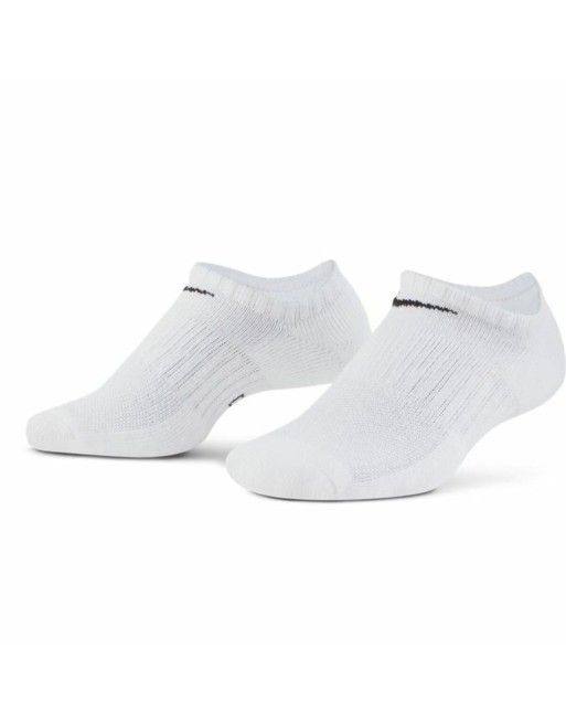 Calzini alla Caviglia Nike Everyday Cushioned 3 paia Bianco