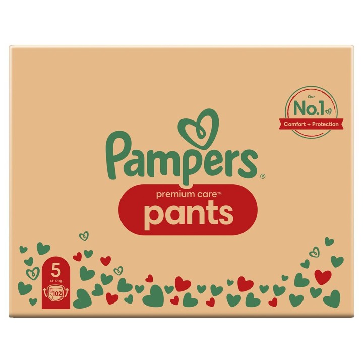 Engangsbleer Pampers Premium 12-17 kg 5 (102 enheder)