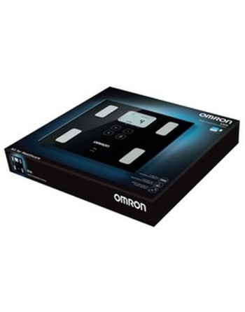 Báscula Digital de Baño Omron HBF-222T-EBK Negro 34 x 32 x 8 cm