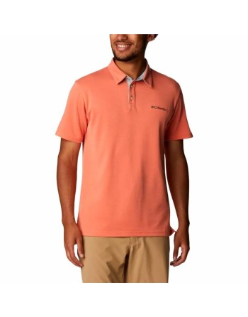 Polo a Maniche Corte Uomo Columbia Nelson Point™ Corallo