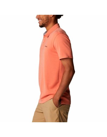 Herren Kurzarm-Poloshirt Columbia Nelson Point™ Koralle