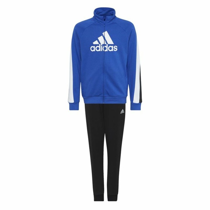 Træningsdragt til børn Adidas Colourblock Blå Sort