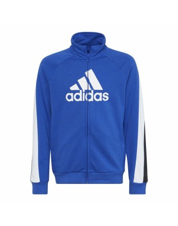 Træningsdragt til børn Adidas Colourblock Blå Sort