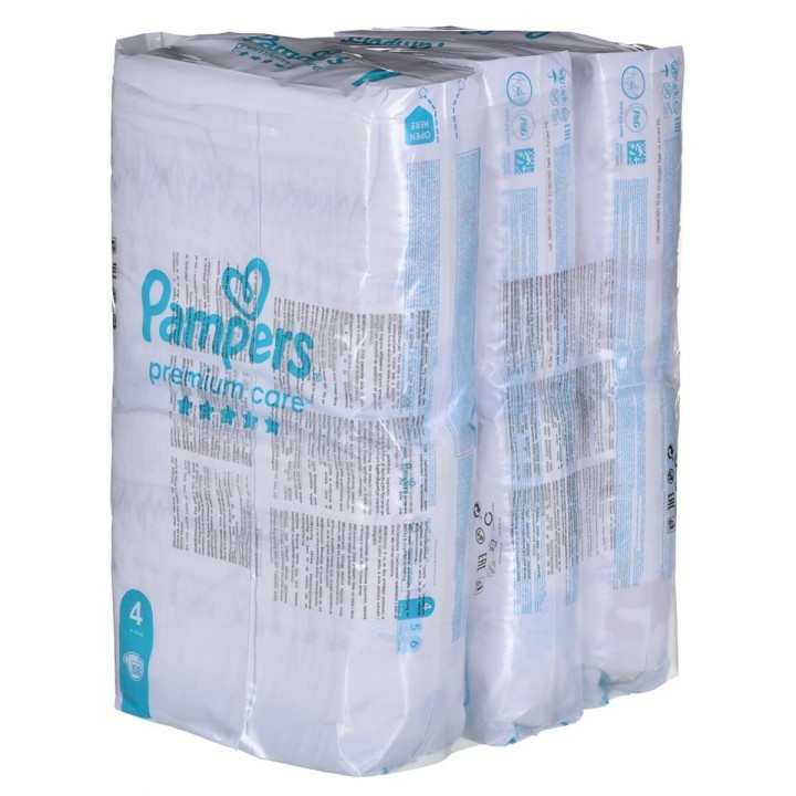 Engangsbleer Pampers 4-5 (174 enheder)