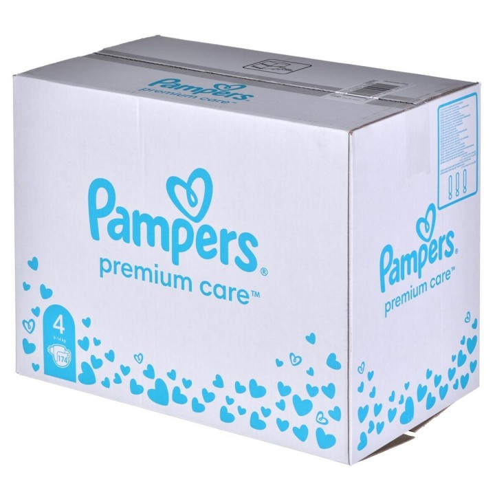 Engangsbleer Pampers 4-5 (174 enheder)